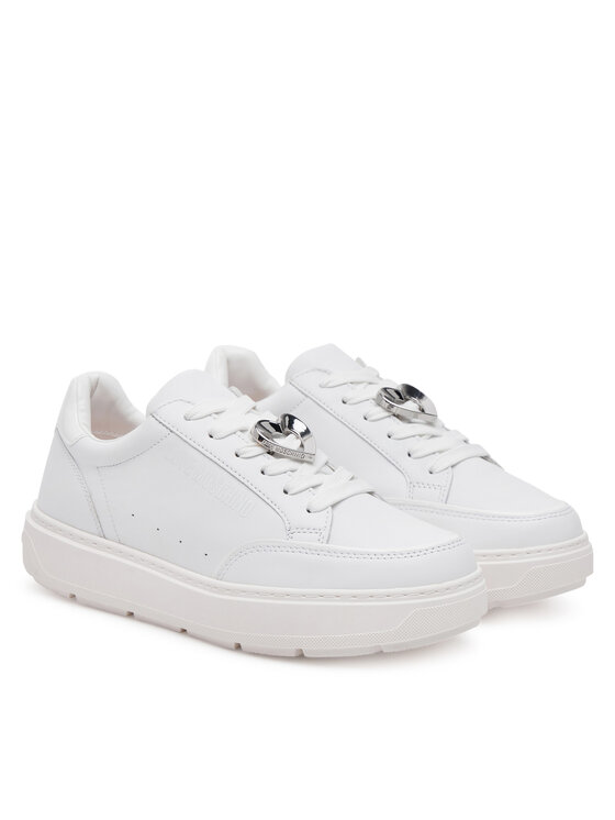 LOVE MOSCHINO LOVE MOSCHINO Sneakersy JA15214G1MIA410A Biały