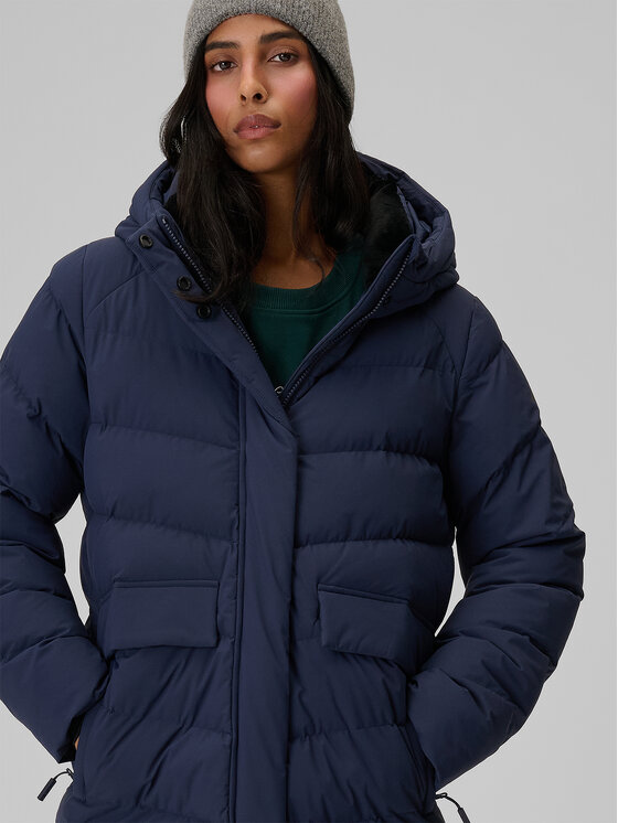4F 4F Płaszcz zimowy CITY JACKETS Granatowy Regular Fit