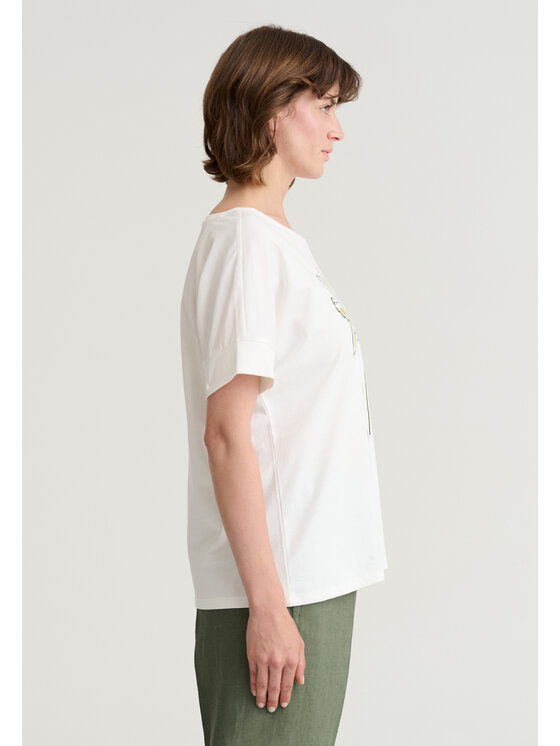 TATUUM TATUUM Tričko MONKI 2 Krémová Classic Fit