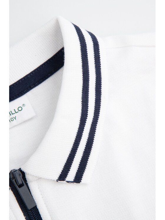 Coccodrillo Coccodrillo Polokošeľa WC5143603EJB-001 Biela Regular Fit
