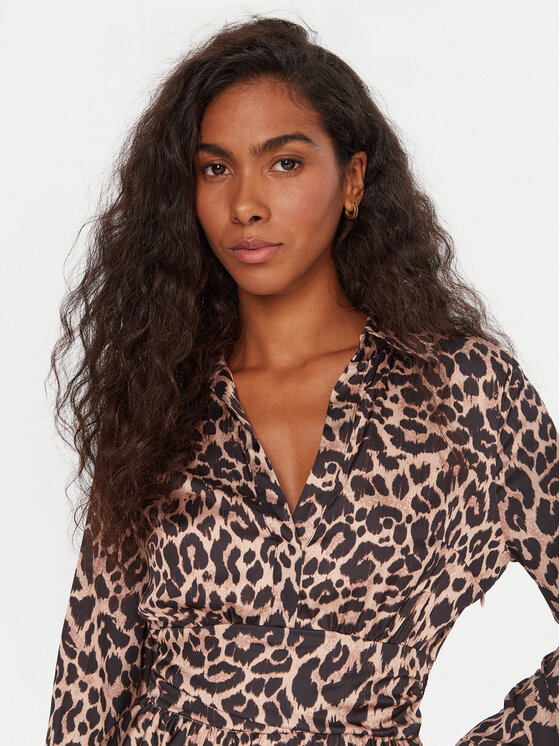 Guess Guess Kokteilinė suknelė W5YK00 WF1T2 Spalvota Regular Fit