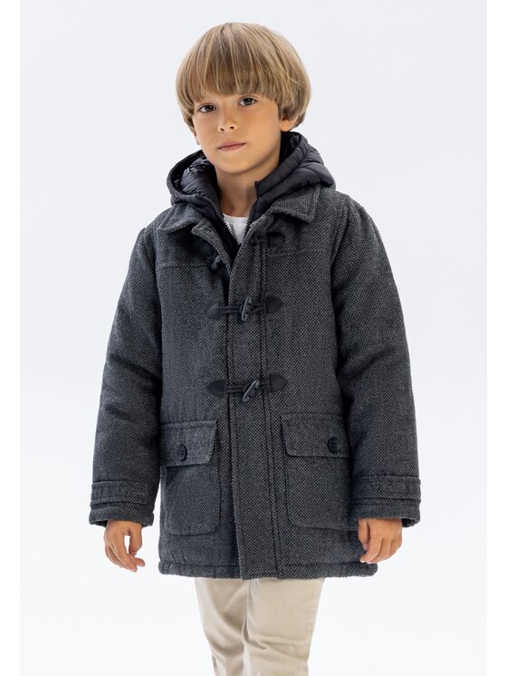 minoti minoti Kurtka zimowa 19coat78 Czarny Regular Fit