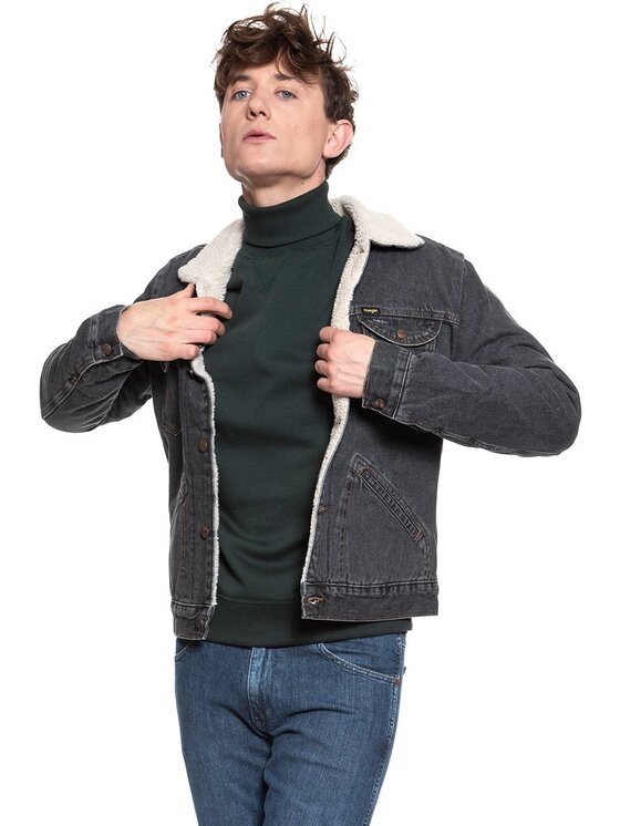 Wrangler Wrangler Giubbotto invernale 124MJ SHERPA Grigio Regular Fit
