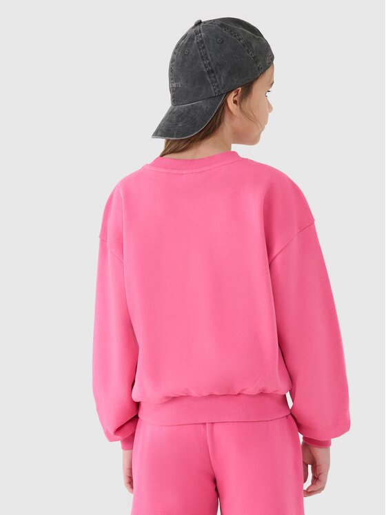 4F 4F Bluza 4FJWSS25TSWSF1479-54S Różowy Regular Fit