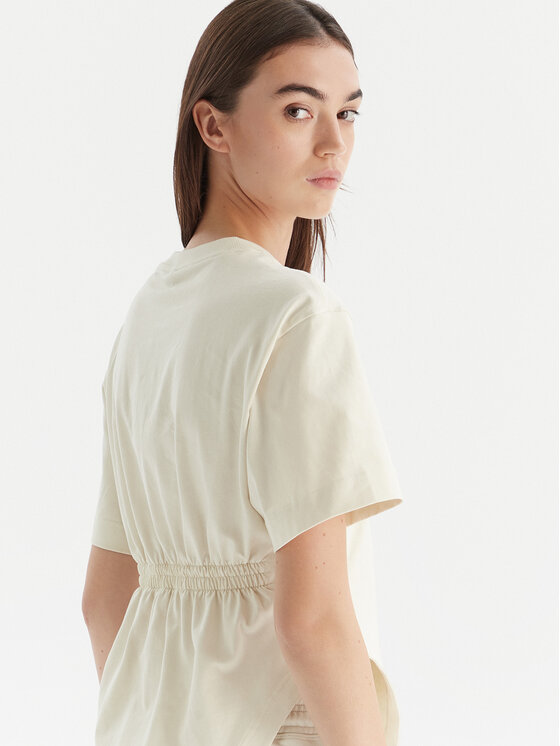 adidas by Stella McCartney adidas by Stella McCartney Marškinėliai JX6775 Smėlio Regular Fit