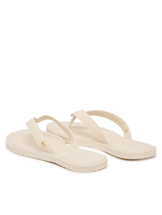 Tommy Hilfiger Tommy Hilfiger Zehentrenner Scandi FW0FW09206 Écru