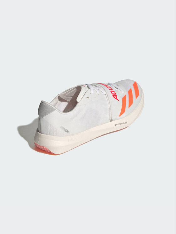adidas adidas Kolce do biegania Adizero TJ/PV Track and Field Biały