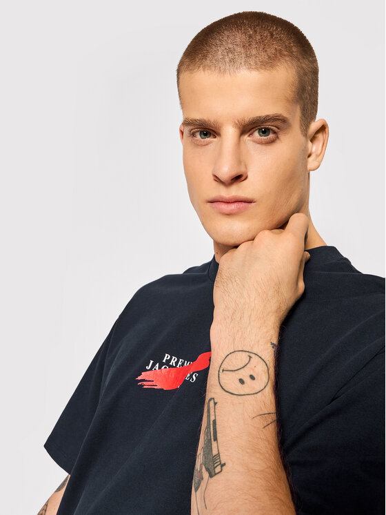 T-shirt Pond 12198357 Blu scuro Relaxed Fit