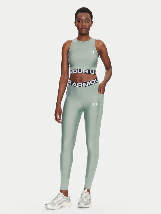 Under Armour Under Armour Pajkice HeatGear 1388693 Zelena Slim Fit
