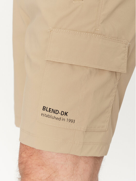 Blend Blend Szorty sportowe 20717891 Beżowy Regular Fit