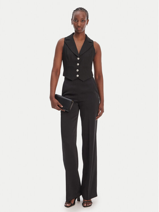 Morgan Morgan Kamizelka 251-CJANA.F Czarny Slim Fit