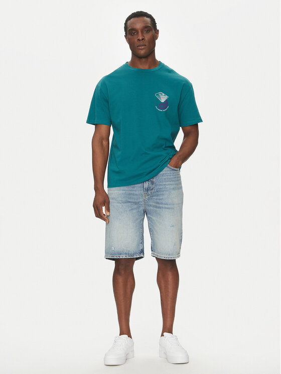 Quiksilver Quiksilver T-krekls EQYZT08033 Zaļš Regular Fit