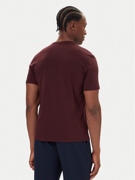 Calvin Klein Calvin Klein Póló Logo 30s LV04LD230G Bordó Relaxed Fit