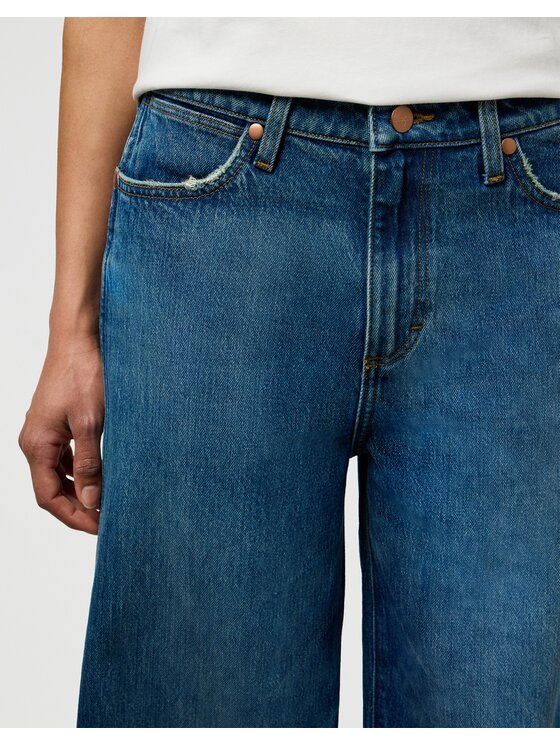Wrangler Wrangler Jeansy Loose Straight Niebieski Loose Leg