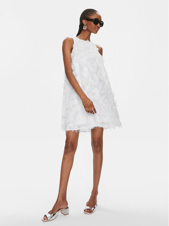 YAS YAS Koktel haljina Dio 26033735 Bijela Loose Fit