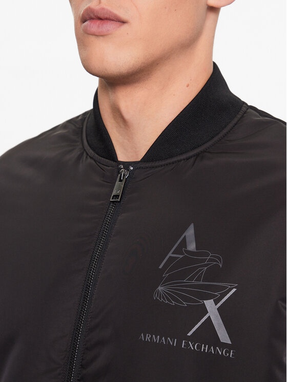 Armani Exchange Armani Exchange Bundy bomber 6RZB05 ZNUEZ 1200 Čierna Regular Fit