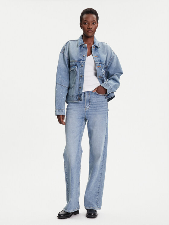 Calvin Klein Jeans Calvin Klein Jeans Kurtka jeansowa LV047C730G Niebieski Regular Fit