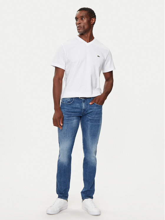 Lacoste Lacoste T-Shirt TH5077 Biały Regular Fit