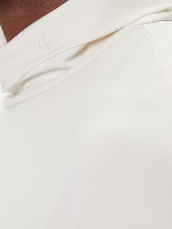 Calvin Klein Calvin Klein Krekls ar augstu apkakli LV04LD215G Balts Regular Fit