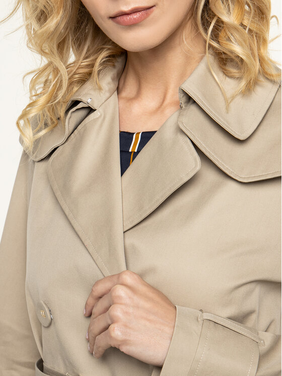 Patrizia Pepe Patrizia Pepe Trenčas 8S0293/AN131-B689 Smėlio Regular Fit