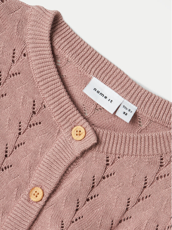 NAME IT NAME IT Kardigán 13233051 Rózsaszín Regular Fit