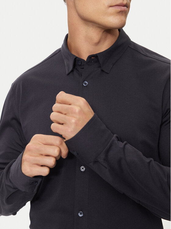 Only & Sons Only & Sons Риза Robin 22031023 Тъмносин Slim Fit