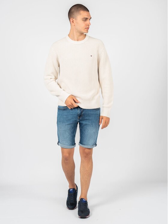 Tommy Hilfiger Tommy Hilfiger Maglione MW0MW21303 Écru Regular Fit