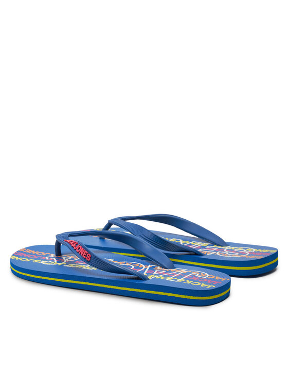 Jack&Jones Jack&Jones Šlepetės per pirštą Jfwlogo 12251259 Tamsiai mėlyna
