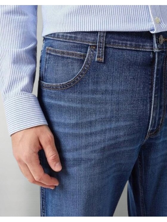 Wrangler Wrangler Jeansy Athletic Fit Niebieski Regular Fit