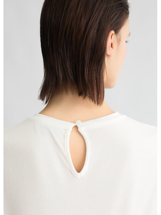 Liu Jo Liu Jo T-Shirt CA5006J6308X0256 Biały Regular Fit