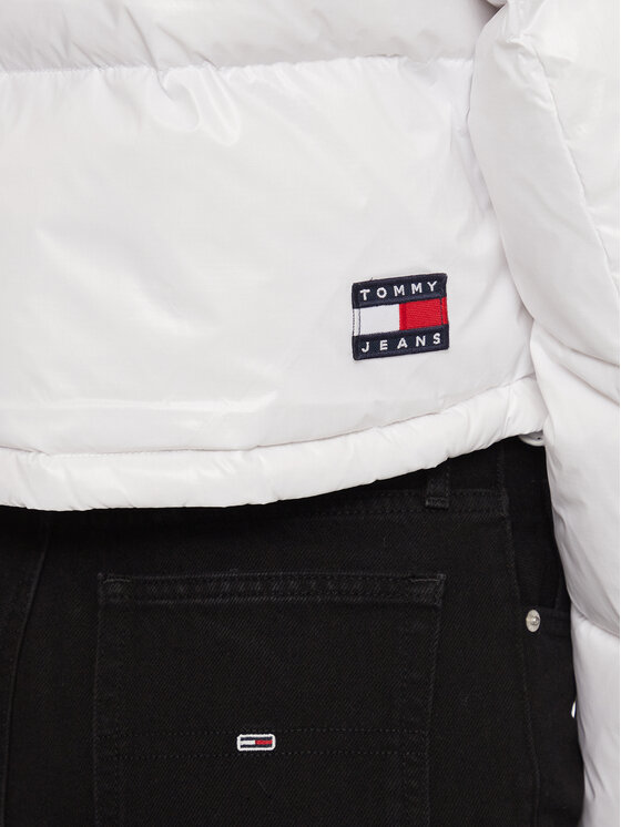 Tommy Jeans Tommy Jeans Pūkinė striukė Alaska DW0DW16572 Balta Regular Fit