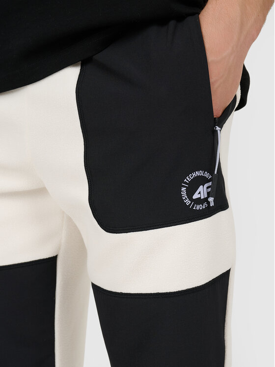 4F 4F Joggery APRES SKI Kremowy Regular Fit