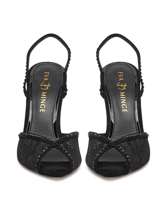 Eva Minge Eva Minge Sandalen ROSE-SLT85016-208 Schwarz
