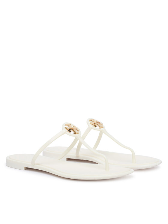 Tory Burch Tory Burch Čības uz pirksta Mini Miller Jelly 166808 Balts