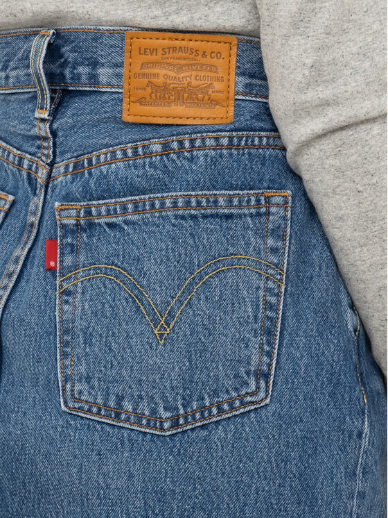 Levi's® Levi's® Gonna di jeans Deconstructed 77883-0001 Blu scuro Regular Fit