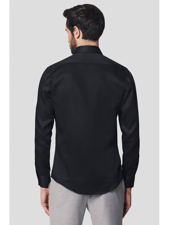 Lancerto Lancerto Koszula Simone KO073224000001 Czarny Slim Fit