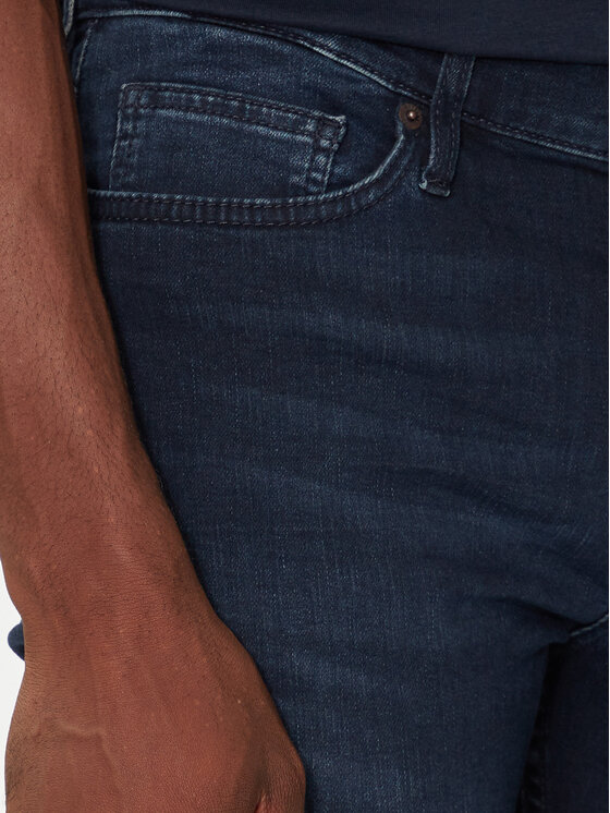 Mustang Mustang Jeansy Frisco 1013613 Tmavomodrá Skinny Fit