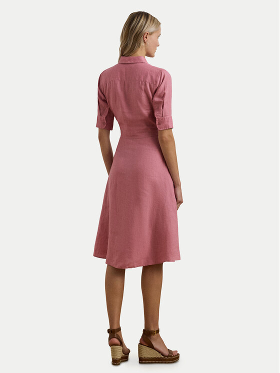 LAUREN RALPH LAUREN LAUREN RALPH LAUREN Sukienka koszulowa 200905667017 Różowy Regular Fit