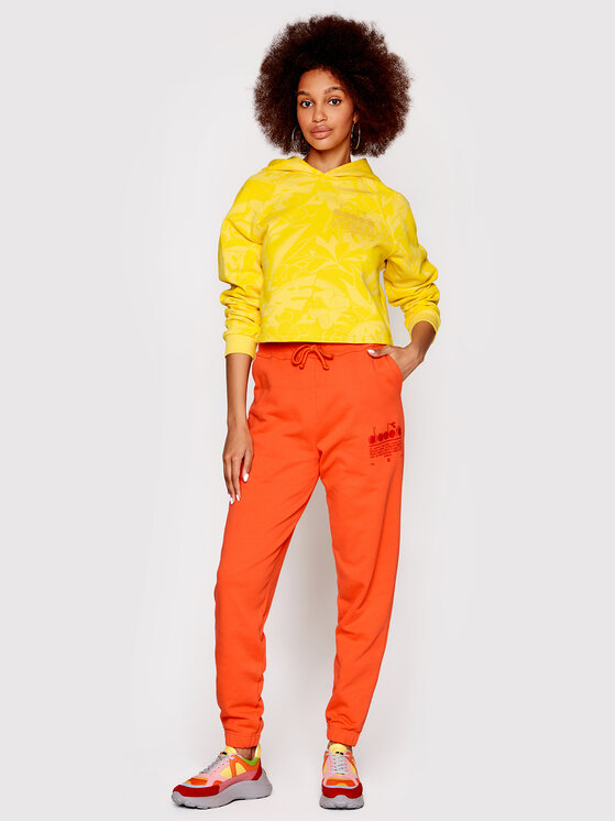 Diadora Diadora Bluza Manifesto 502.178413 Żółty Regular Fit
