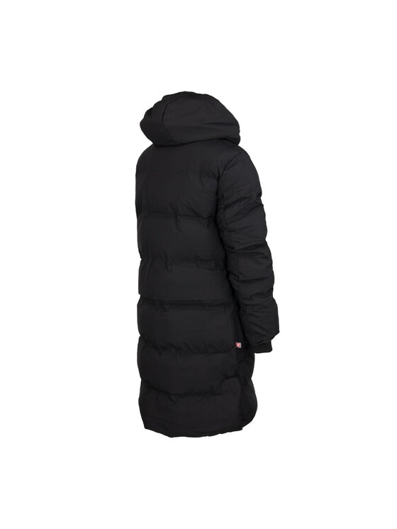 Bergson Bergson Płaszcz SNOW LEOPARD Czarny Regular Fit