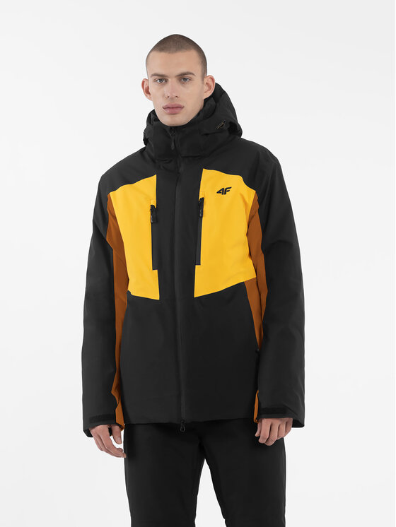 4F 4F Скиорско яке 4FAW23TTJAM345 Жълт Regular Fit