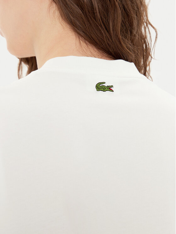 Lacoste Lacoste T-krekls TH2733 Écru Regular Fit
