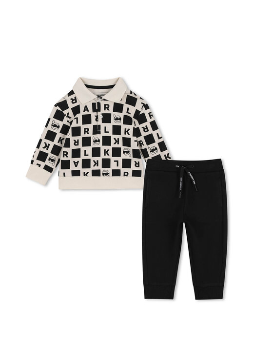 Karl Lagerfeld Kids Karl Lagerfeld Kids Baby-Set Z31488 M Schwarz Regular Fit