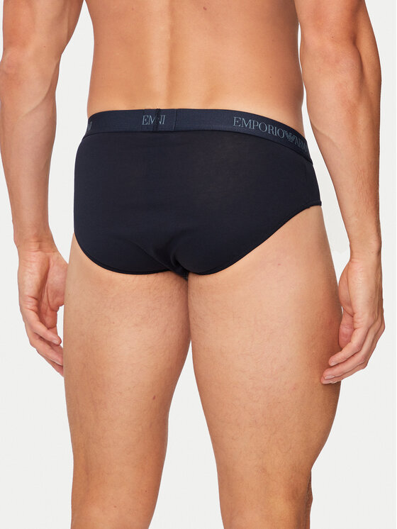 Emporio Armani Underwear Emporio Armani Underwear Комплект 3 чифта слипове 111624 4F722 75536 Тъмносин