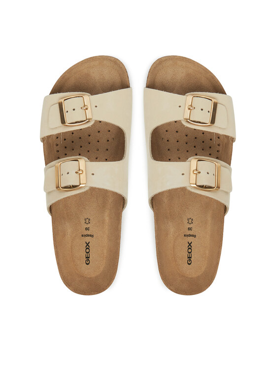 Geox Geox Şlapi Brionia D35LSL 00032 C1122 Écru