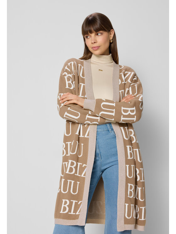 BIZUU BIZUU Kardigan CHIOS Béžová Standard Fit