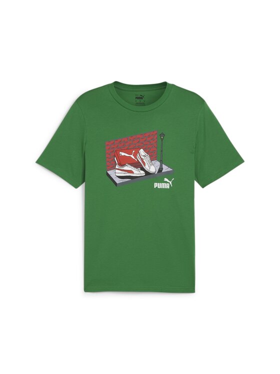 Puma Puma T-Shirt 680175 Zielony Regular Fit