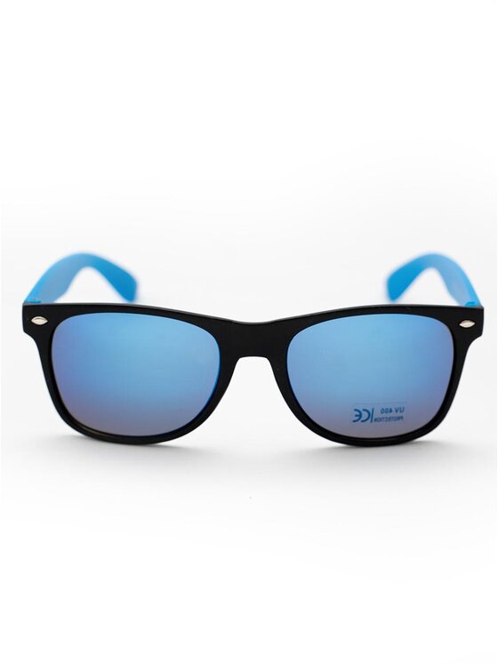 Jigga Wear Jigga Wear Okulary przeciwsłoneczne Okulary Przeciwsłoneczne Wayfarer Czarne / Niebieskie Jigga Wear Z Filtrem UV 400 Name Color uni Czarny