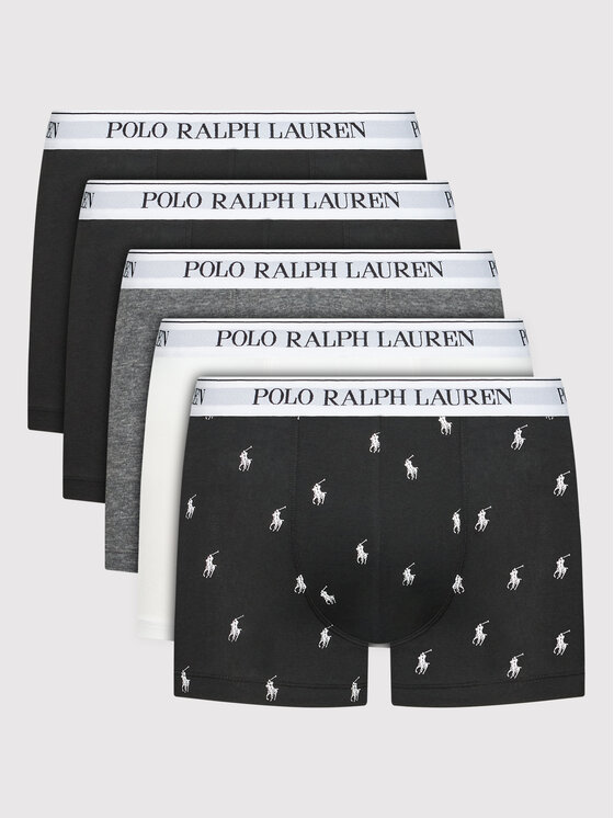Polo Ralph Lauren Set 5 perechi boxeri 714864292004 Negru
