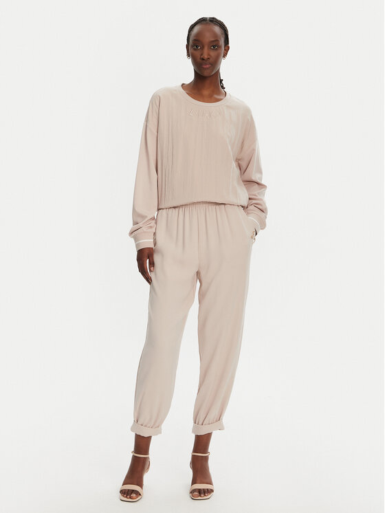 Liu Jo Sport Liu Jo Sport Felpa TA5121 J5942 Beige Regular Fit